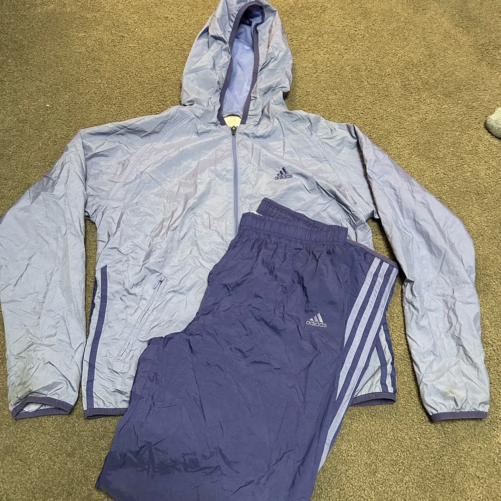 Adidas Lavender Mesh Fabric